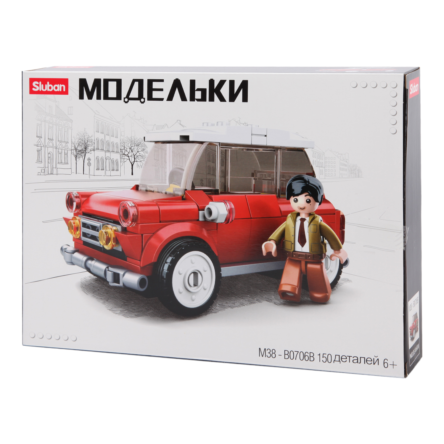 Конструктор SLUBAN Классический транспорт Mini M38-B0706B купить по цене 99  ₽ в интернет-магазине Детский мир