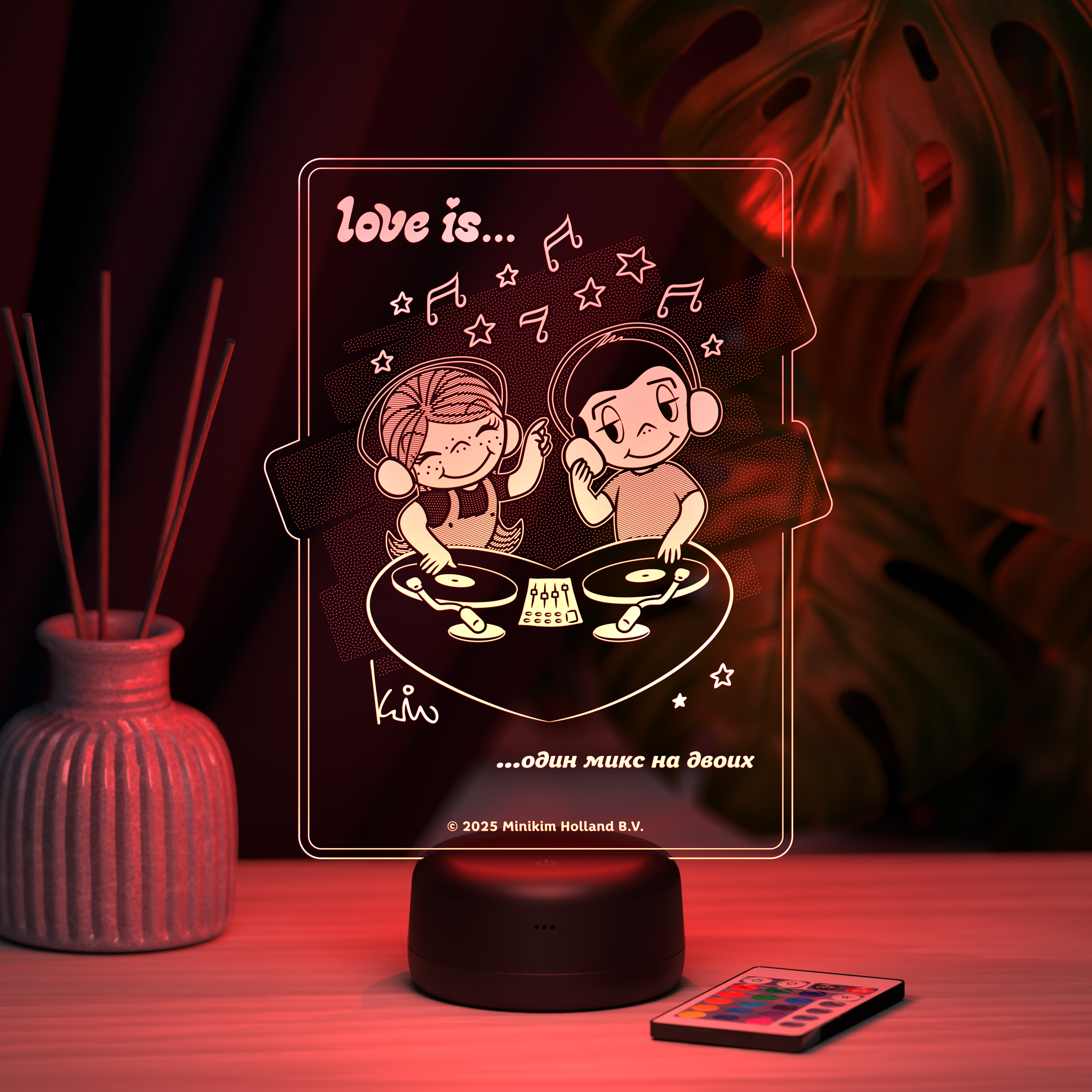 Ночник Love is.. Один микс на двоих - фото 13