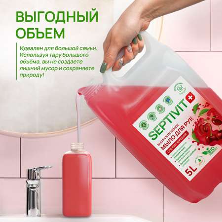 Жидкое мыло SEPTIVIT Premium Спелая черешня