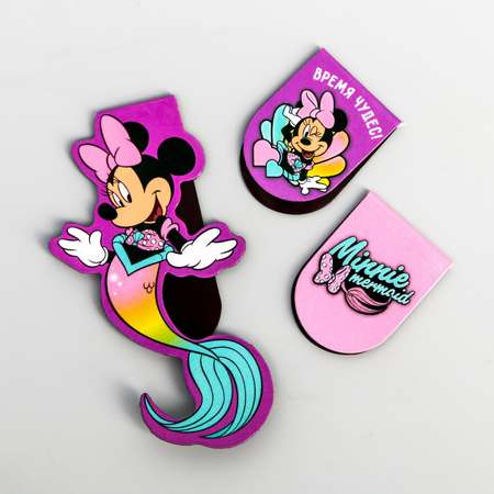 Открытка Disney с магнитными закладками «Для самой волшебной» Минни Маус 3 шт