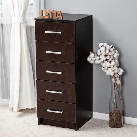 Комод LETTA Lite 5 ящиков Венге 350*890*354