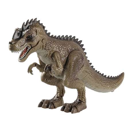 Игровой набор Junfa Охота на динозавра Тираннозавр и пистолет на ИК управлении зеленый на батарейках