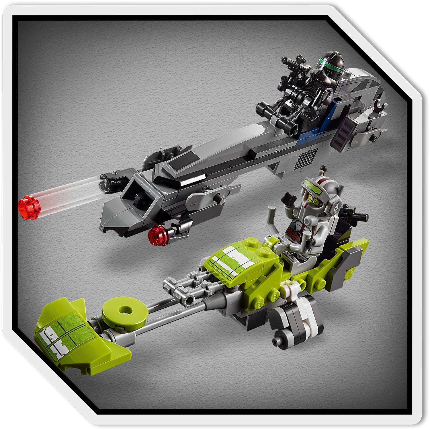 Конструктор LEGO Star Wars TM Штурмовой шаттл Бракованной Партии 75314 - фото 11