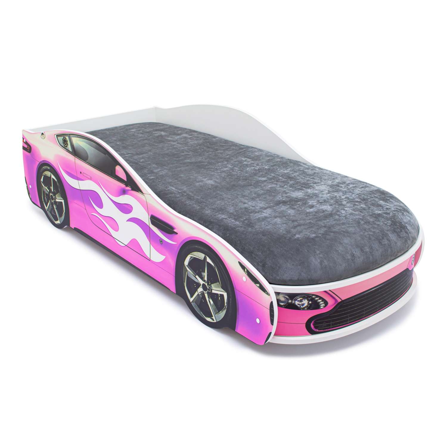 Кровать-машина Бельмарко Бондмобиль Розовый - фото 1