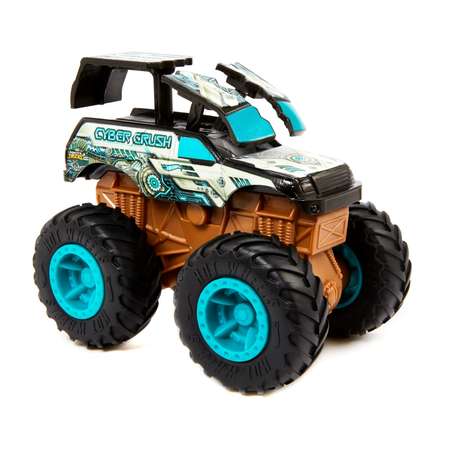 Машина Hot Wheels Monster Trucks Бэш Апс Кибер Крашер GCF97