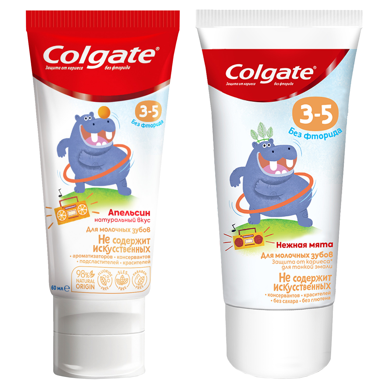 Зубная паста Colgate 60мл 3-5лет в ассортименте купить по цене 239 ₽ в  интернет-магазине Детский мир