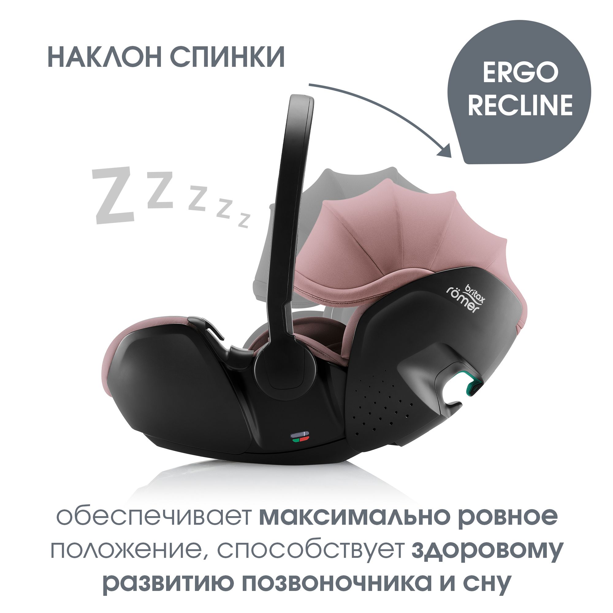 Автокресло с базой Britax Roemer Baby-safe pro Style Dusty Rose и vario base 5Z - фото 6