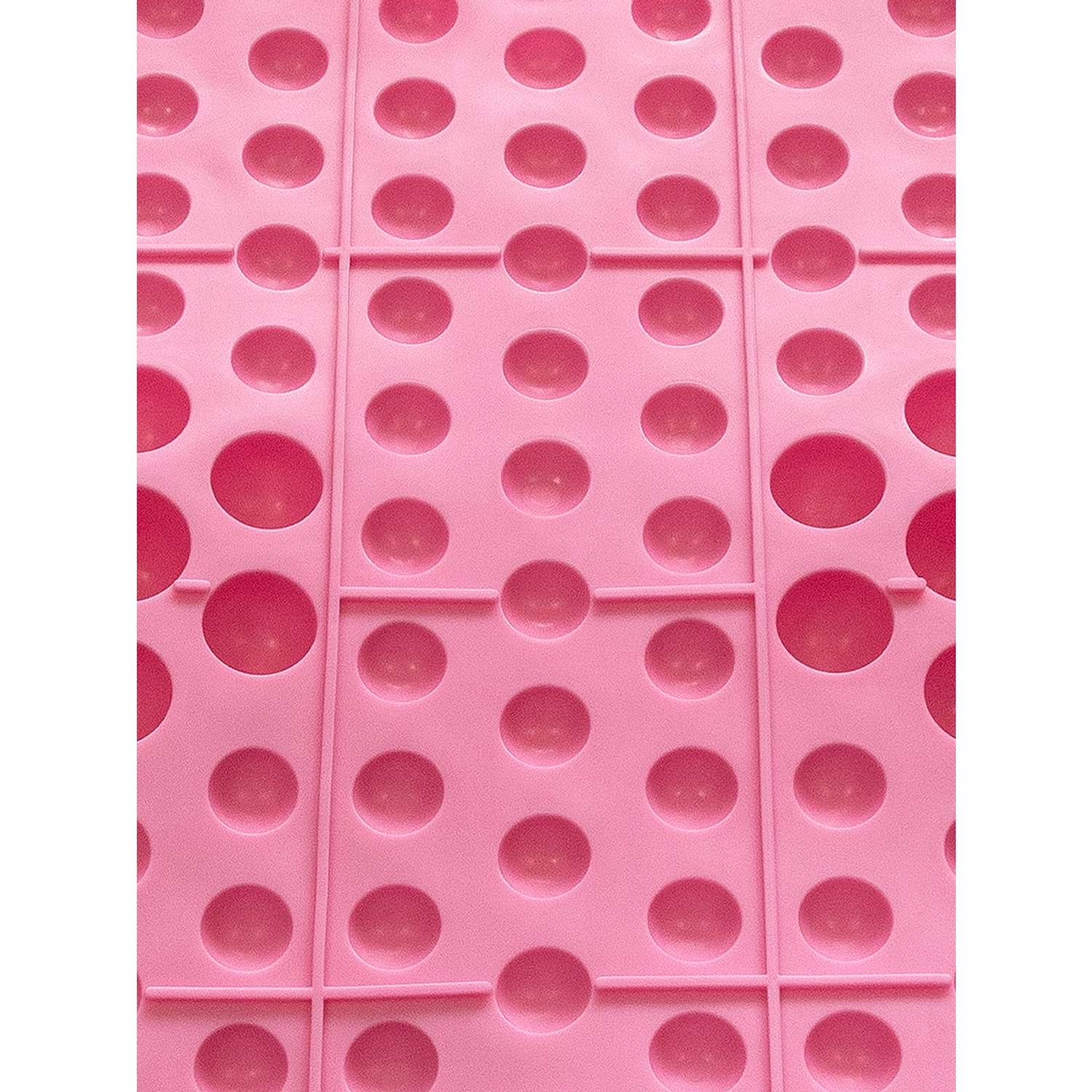 Коврик для ног RUGES Массажный мат розовый - фото 4