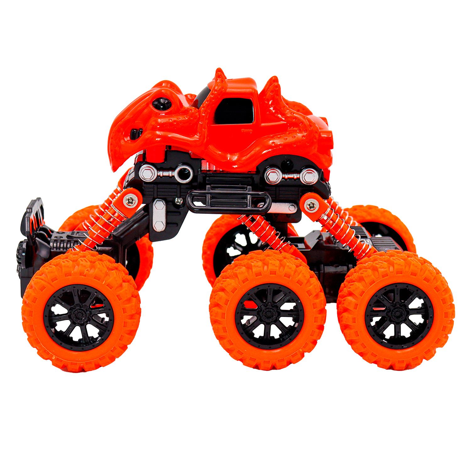 Машинка Funky Toys внедорожник инерционный 6х6 оранжевая FT97949-МП FT97949-МП - фото 3