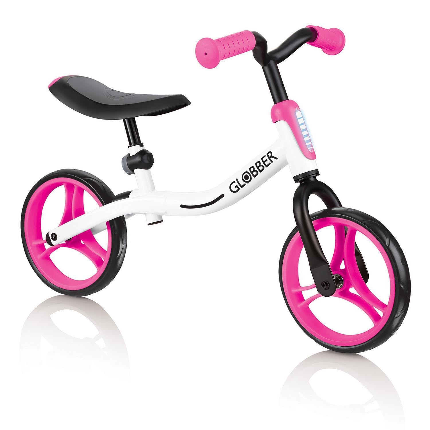 Беговел Globber Go Bike Бело-розовый 610-162 - фото 2