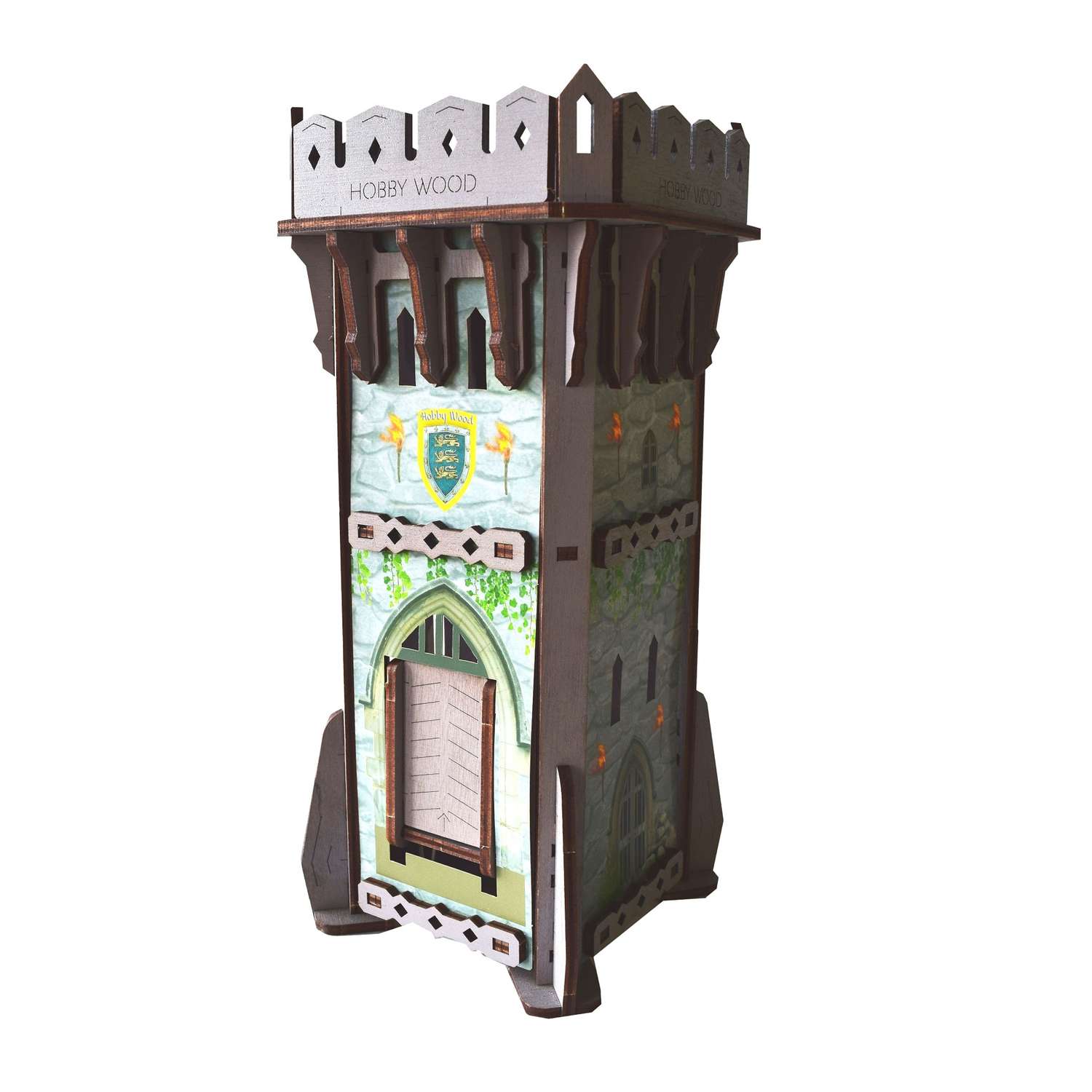 Сборная модель из фанеры HobbyWood Сторожевая башня замка - фото 2