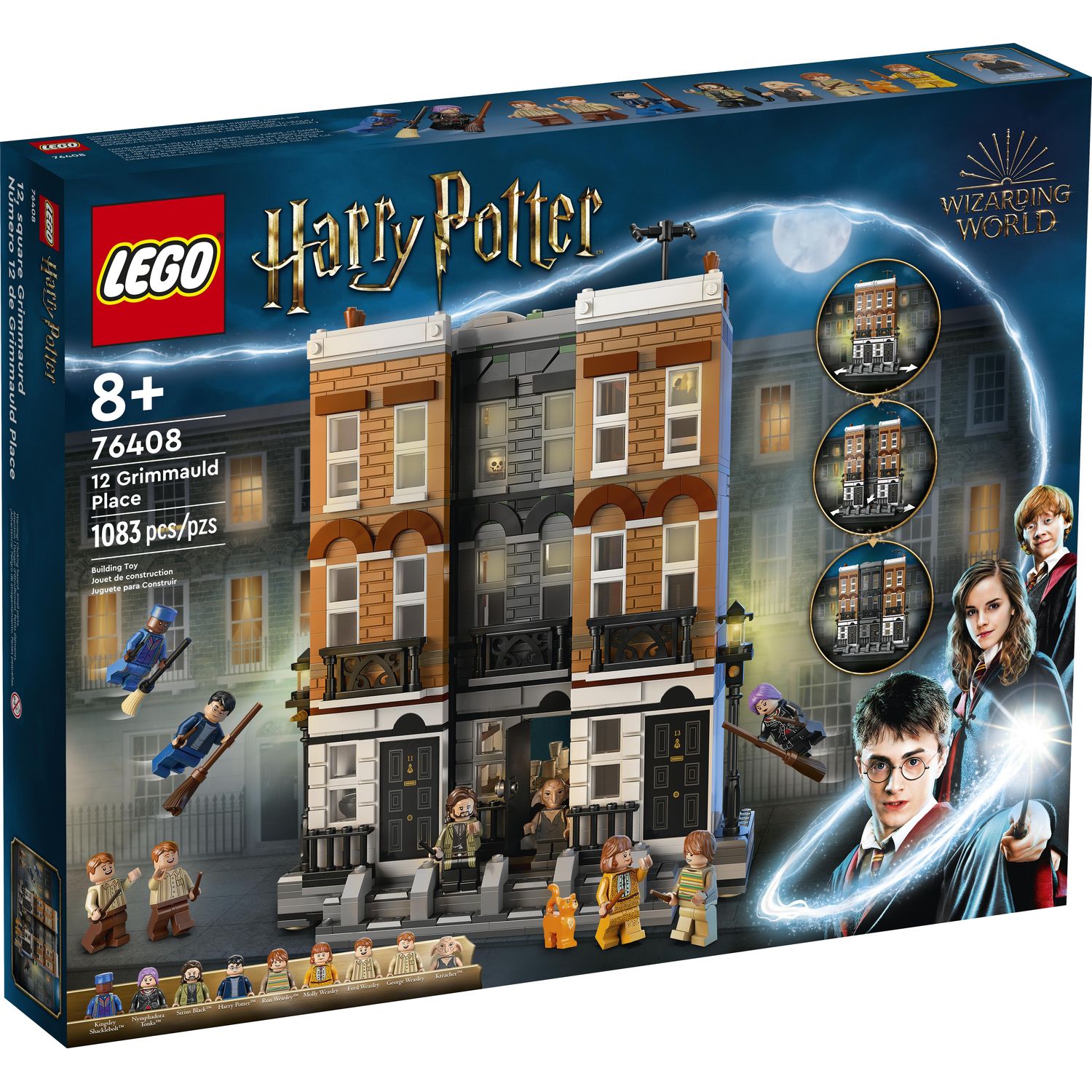 Конструктор LEGO Harry Potter Площадь Гриммо дом 12 76408 купить по цене  19999 ₽ в интернет-магазине Детский мир