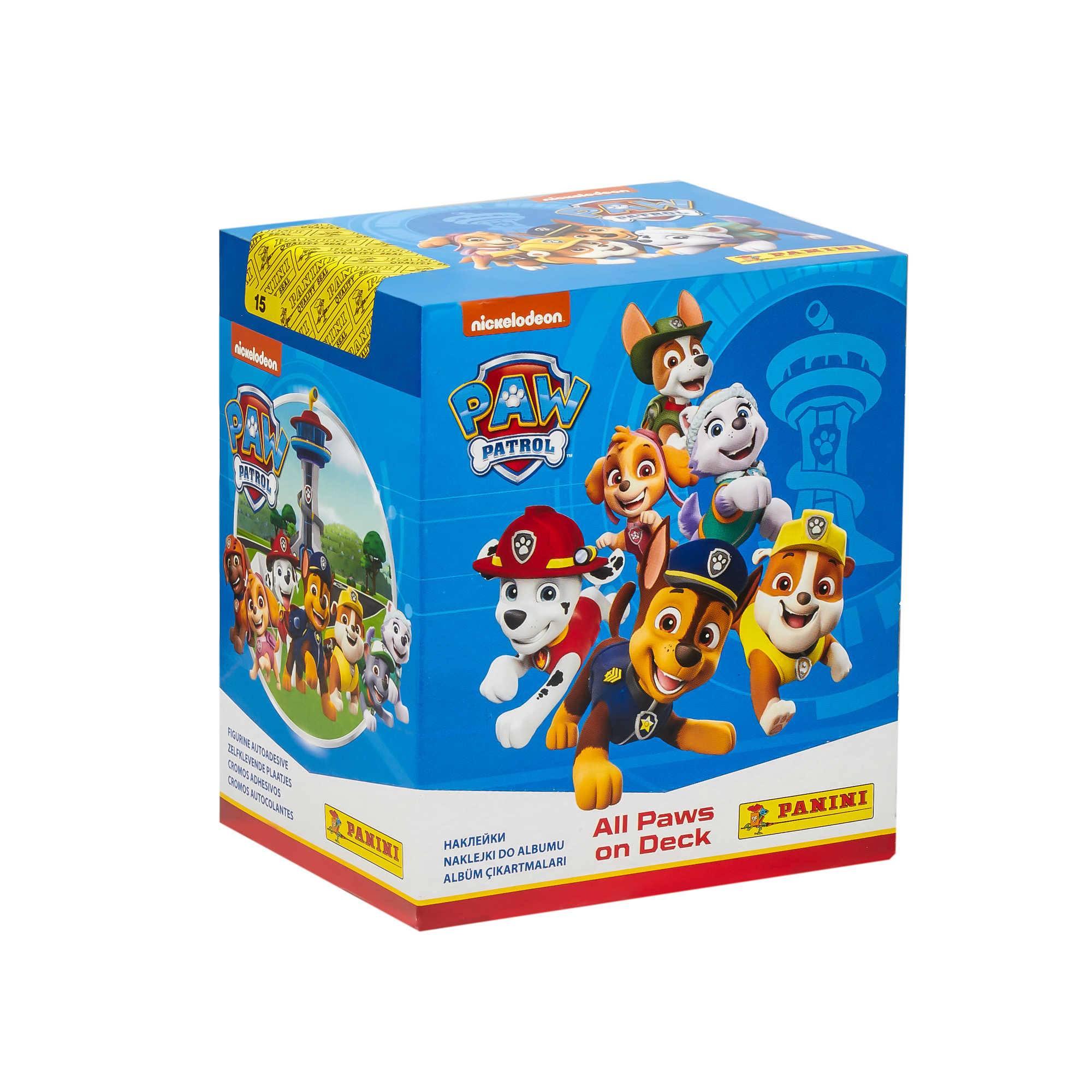 Бокс с наклейками Panini Щенячий патруль Paw Patrol 7 50 пакетиков в наборе - фото 1