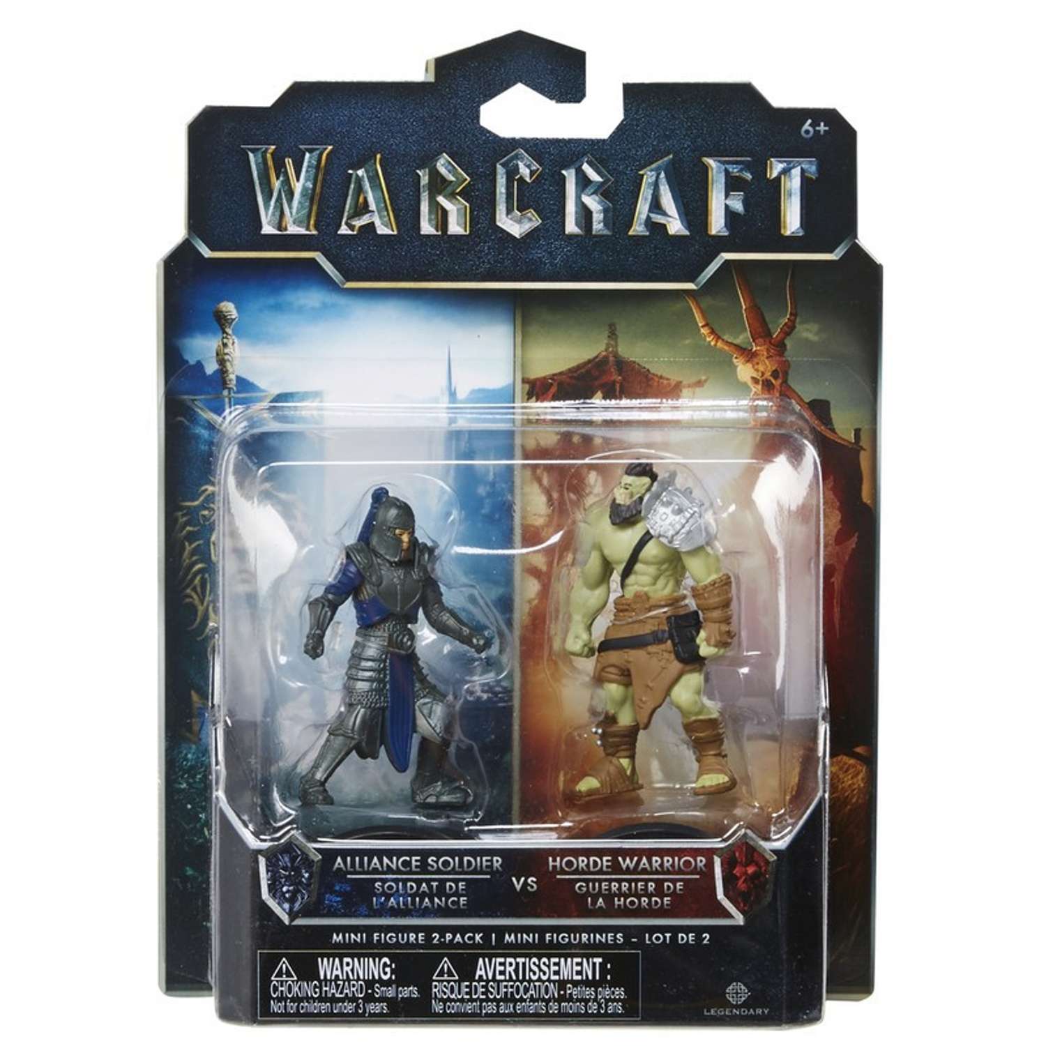 Набор Warcraft Jakks Pacific Воин Солдат 7см 2шт - фото 5