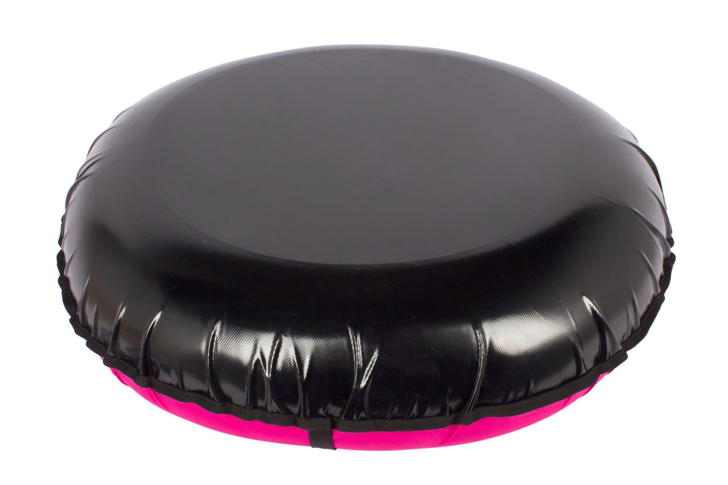 Тюбинг-ватрушка PINK 120 см Snowstorm розовый с черным - фото 4