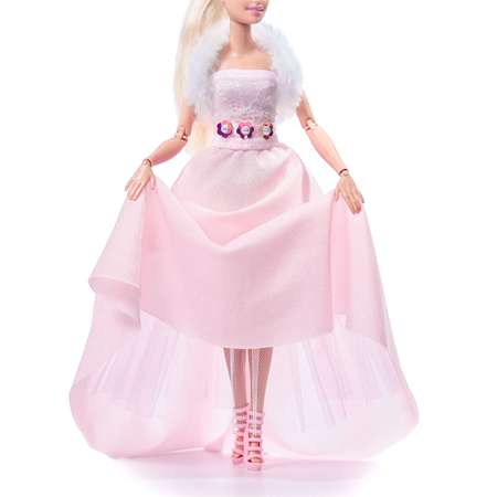 Комплект русалки одежда для кукол Barbie VIANA розовый и белый