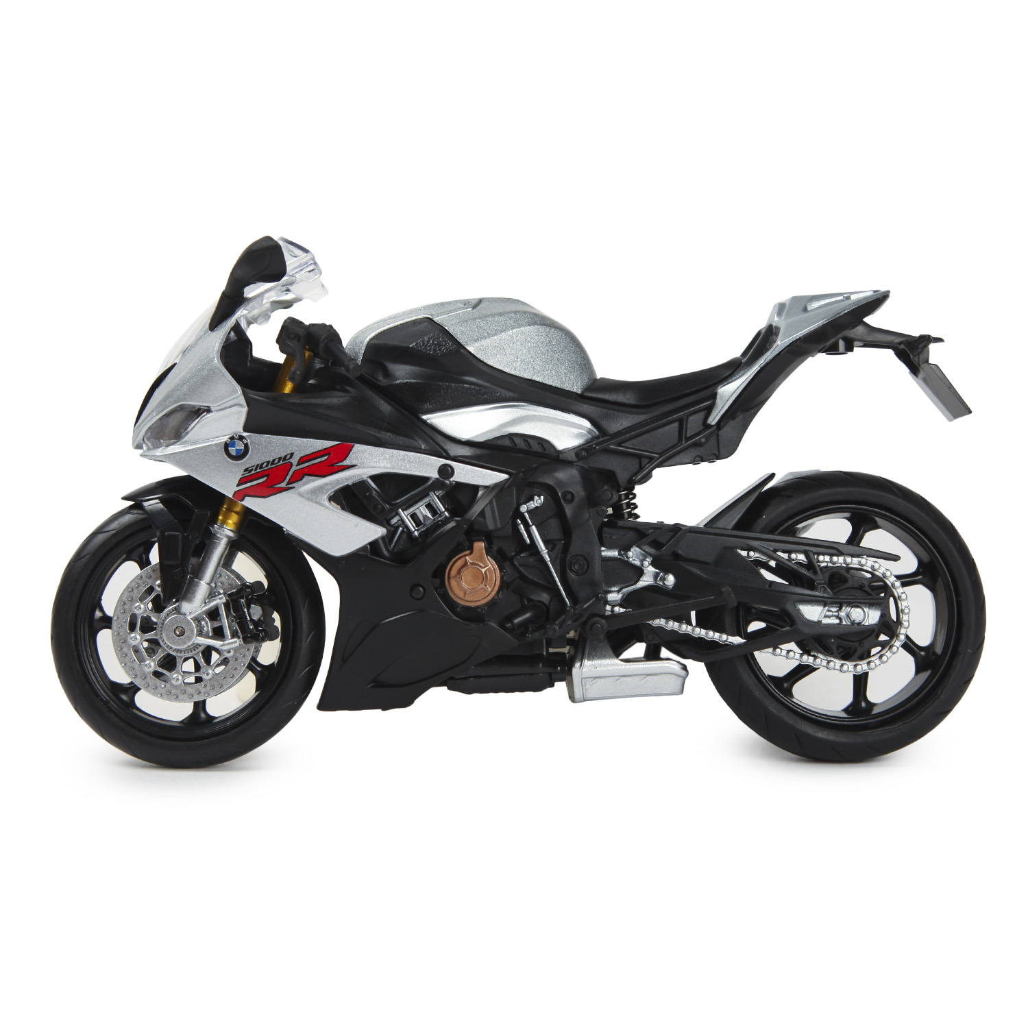 Мотоцикл Mobicaro BMW S1000RR 1:12 красный 644101 - фото 4