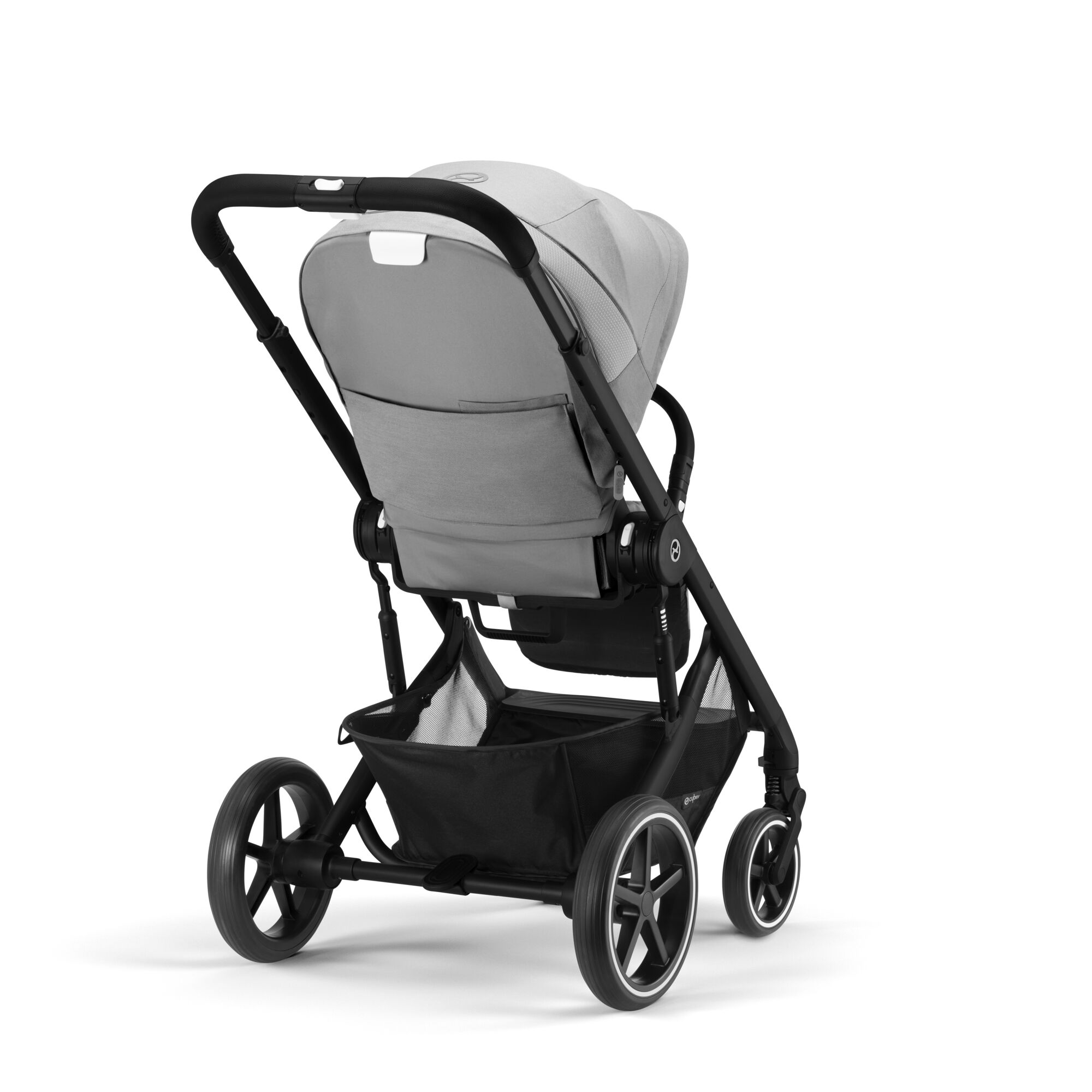 Коляска Cybex Balios S Lux BLK 3в1 Lava Grey с дождевиком - фото 4