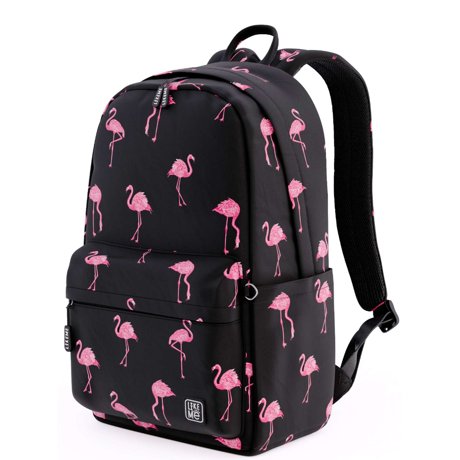 Черный рюкзак для девочек. Рюкзак Steiner Фламинго. Рюкзак just Backpack Фламинго. Рюкзак like.me с Фламинго. Рюкзак Фламинго Lilko.