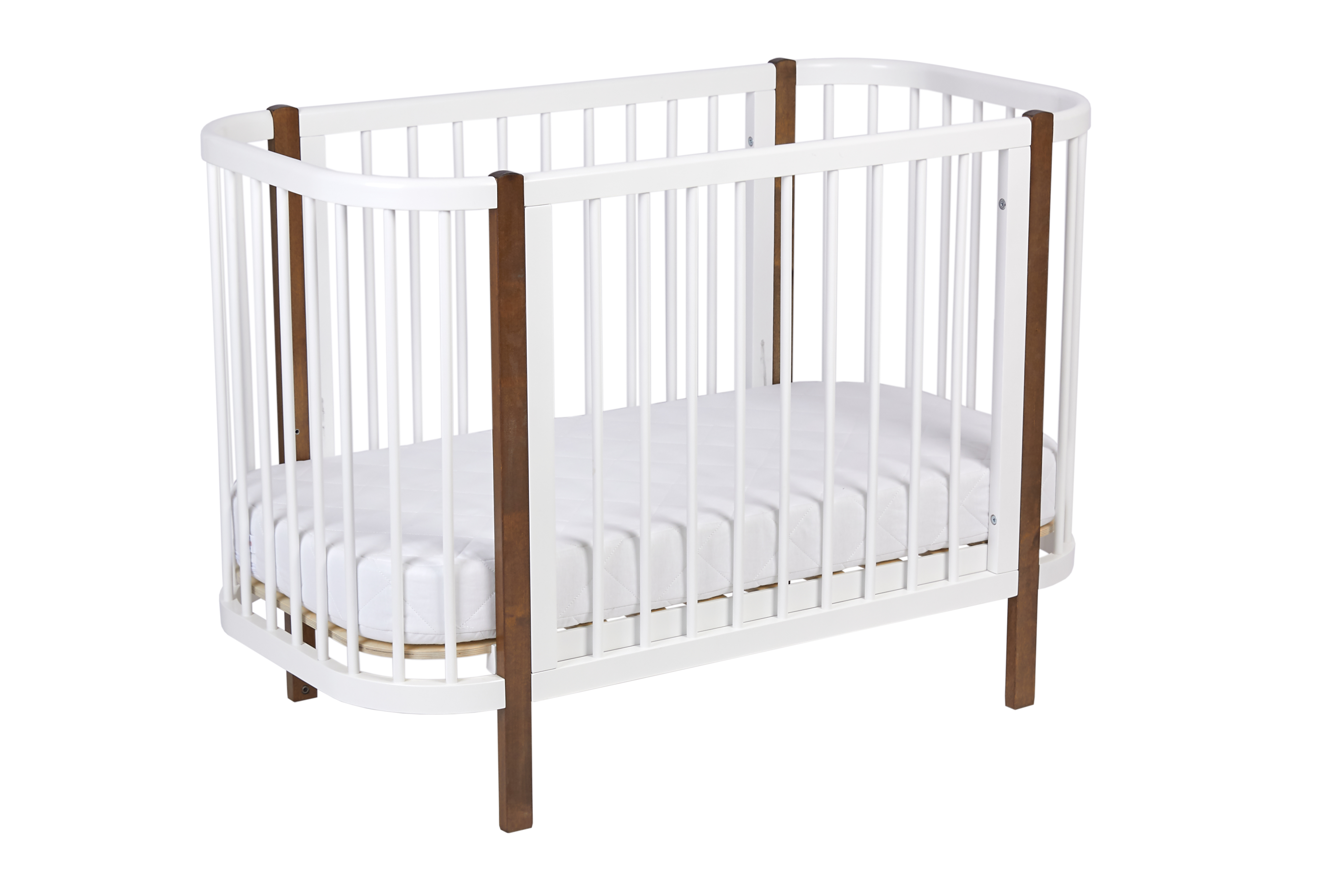 Детская кроватка Polini kids Simple 350 с маятником прямоугольная, продольный маятник - фото 15