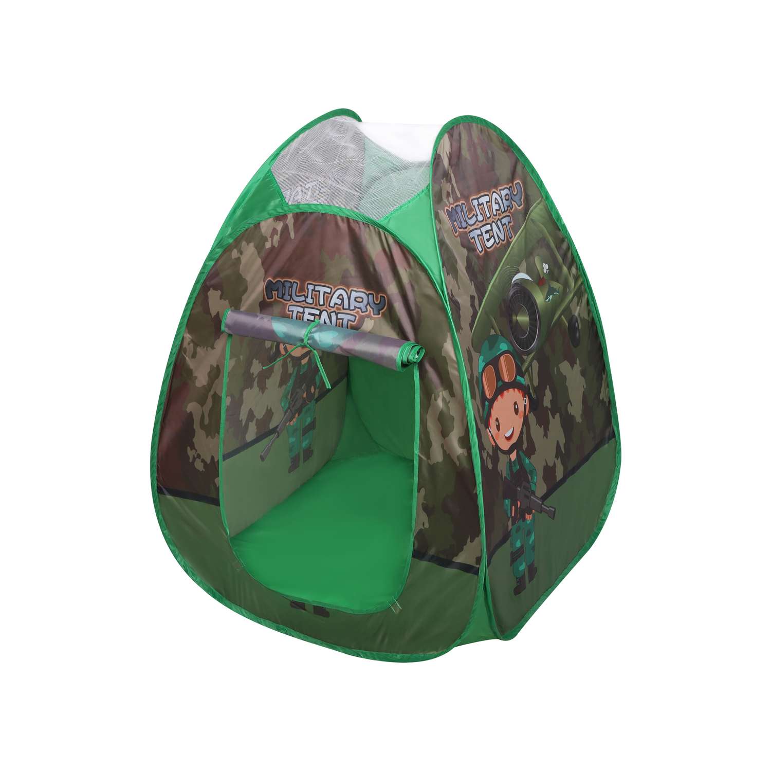 Детская палатка Наша Игрушка Военный шатер 70х70х90 см в сумке - фото 3