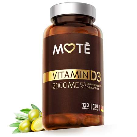 Витамин Д3 Mote / Мотэ 2000 ME 120 капсул