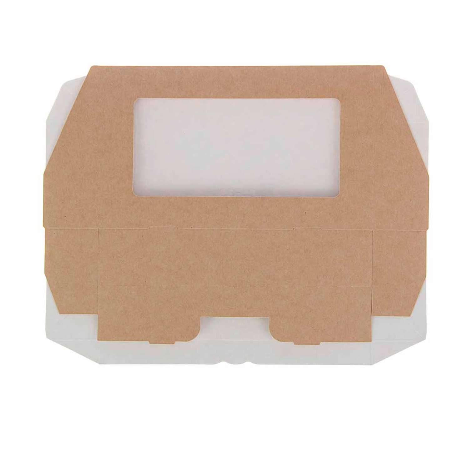 Коробка Айрис упаковочная подарочная картонная с окном 20х12х4 см 1 л 10 шт - фото 3