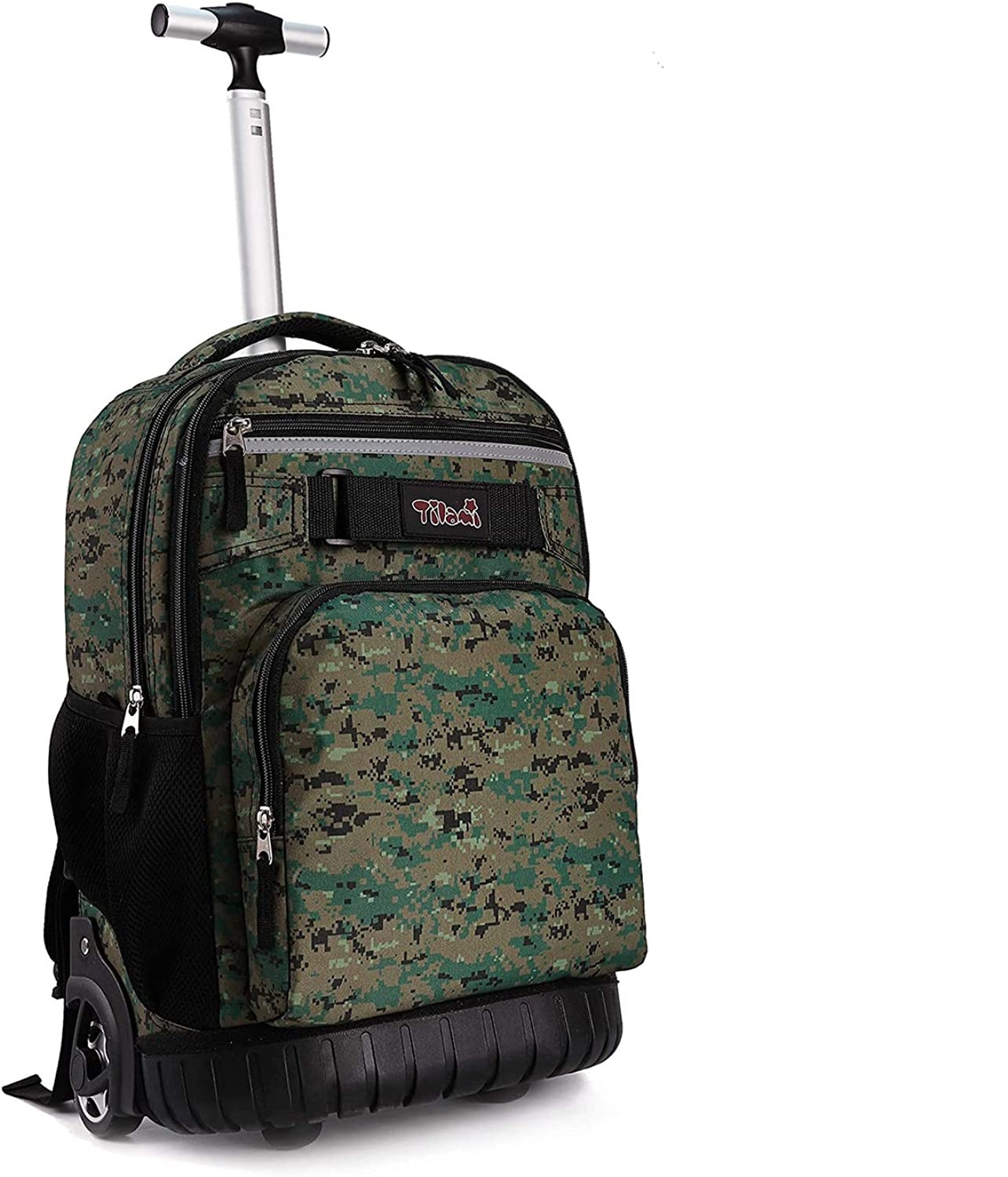 Рюкзак на колесах Tilami GREEN CAMOUFLAGE TL0022-141 - фото 1