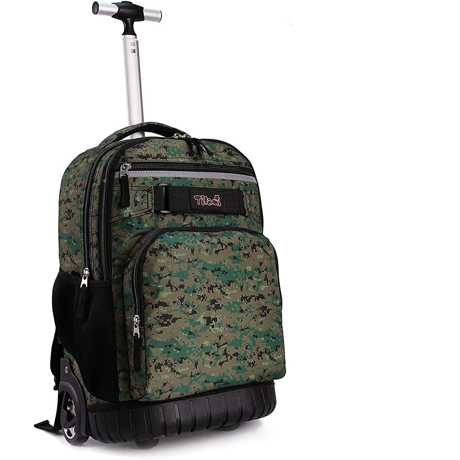 Рюкзак на колесах Tilami GREEN CAMOUFLAGE TL0022-141 - фото 1