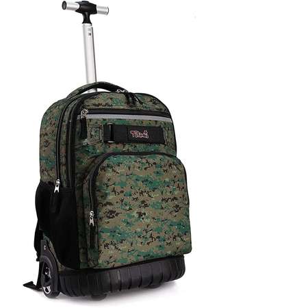 Рюкзак на колесах Tilami GREEN CAMOUFLAGE TL0022-141