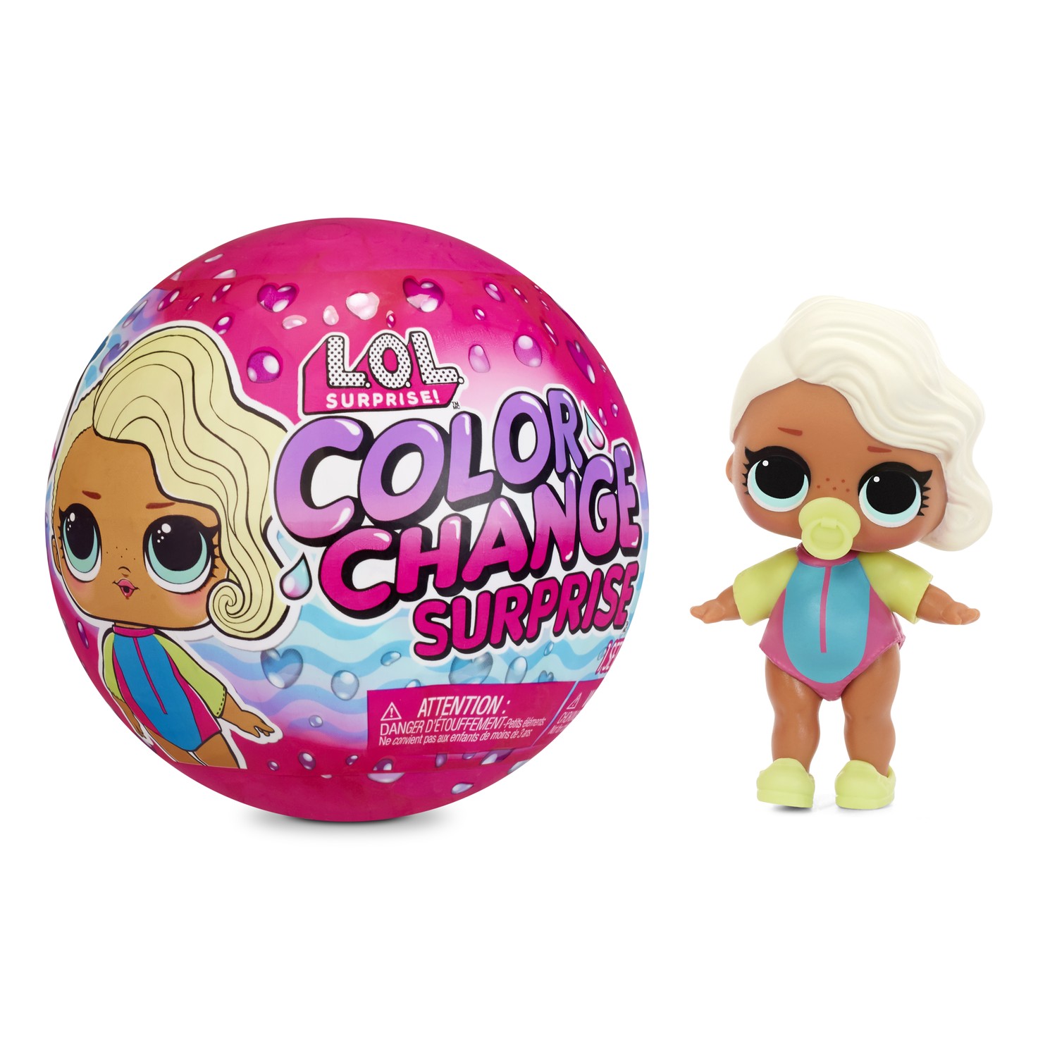 Игрушка в шаре L.O.L. Surprise Color change Кукла в непрозрачной упаковке  (Сюрприз) 576341EUC