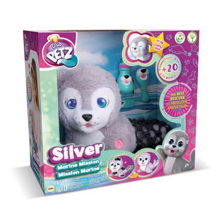 Игрушка мягкая IMC Toys Тюлень Silver 93164