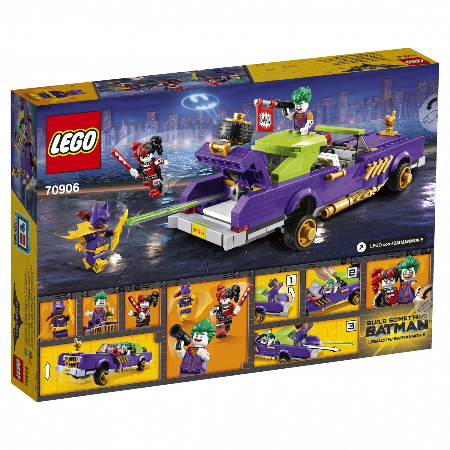 Конструктор LEGO Batman Movie Лоурайдер Джокера (70906) купить по цене 4299  ₽ в интернет-магазине Детский мир