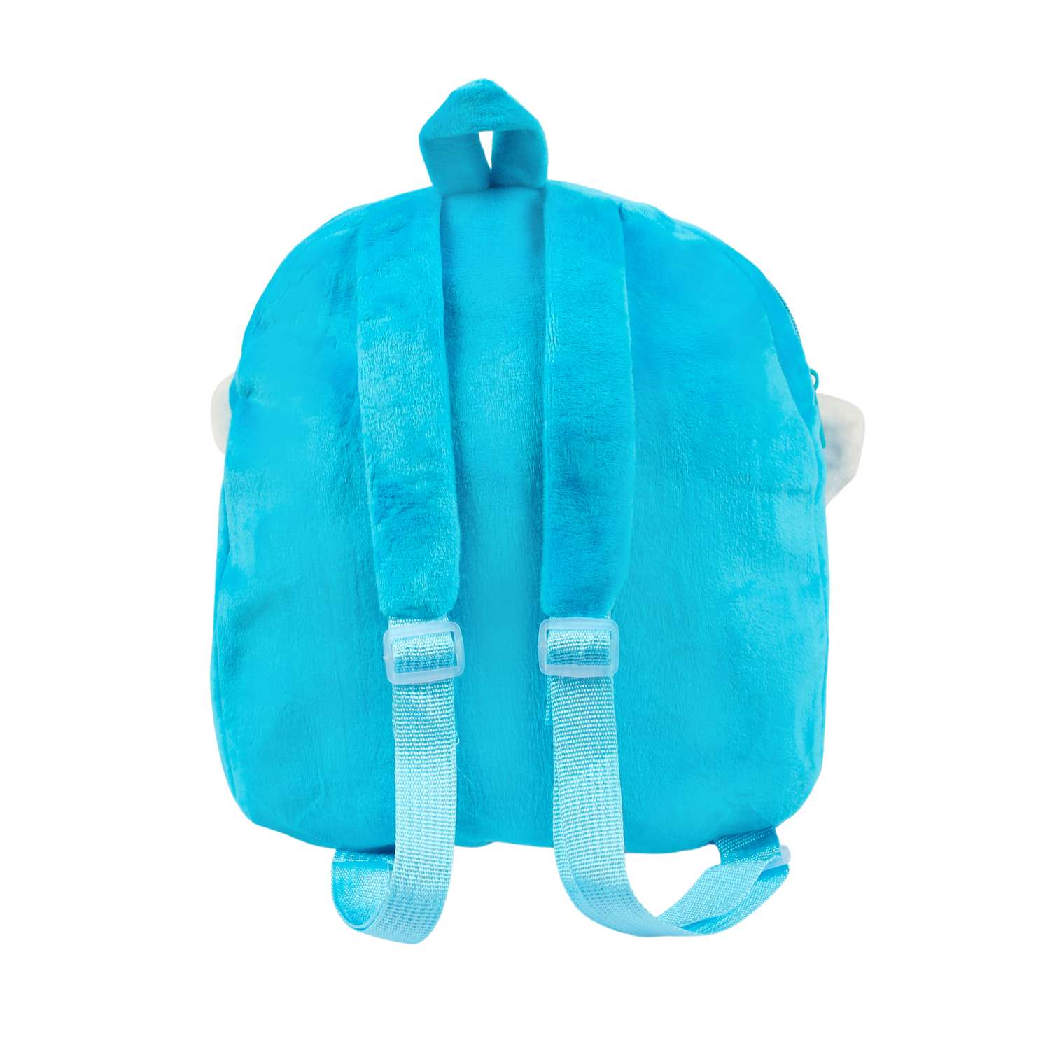 Рюкзак с игрушкой Little Mania голубой Мишка фиолетовый - фото 3