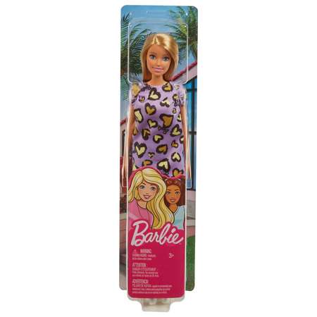 Кукла Barbie Игра с модой в фиолетовом платье GHW49