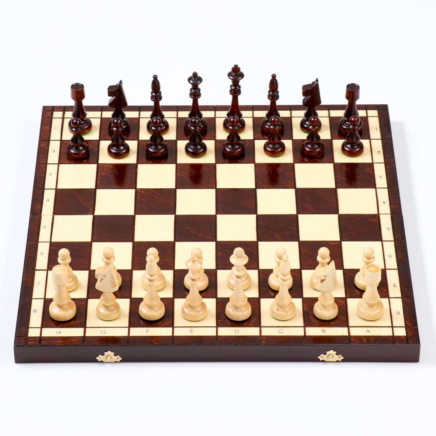Шахматы Sima-Land «Клубные» 46.5х46.5 см король h 9.5 см пешка h 5.5 см - фото 1