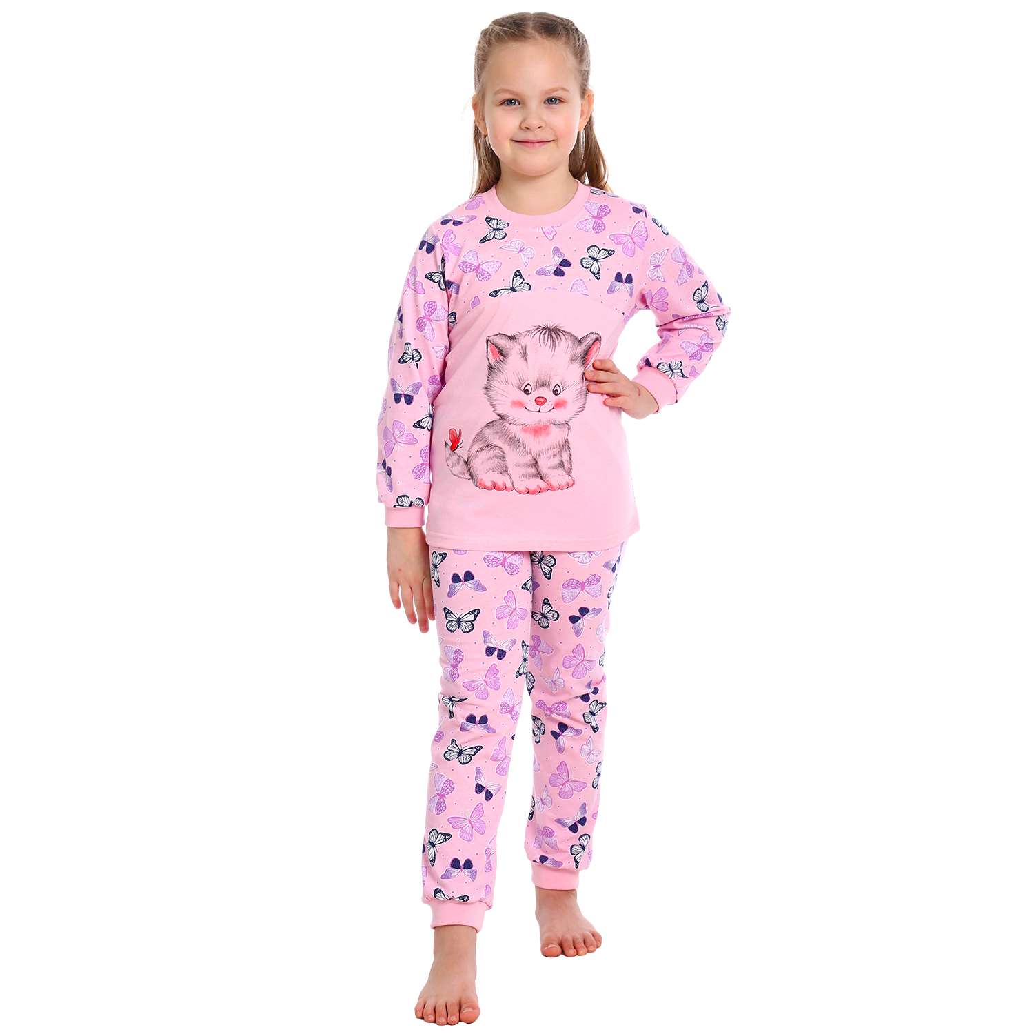 Пижама Детская Одежда 0025К/розовый3 - фото 1
