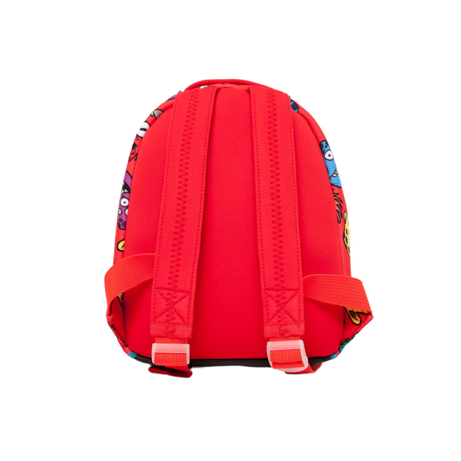 Рюкзак дошкольный микробы PIFPAF KIDS красный - фото 3
