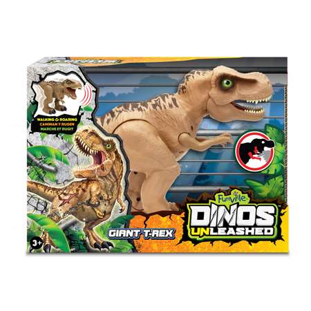 Интерактивный динозавр Dinos Unleashed Гигантский Т-Рекс со световыми и звуковыми эффектами