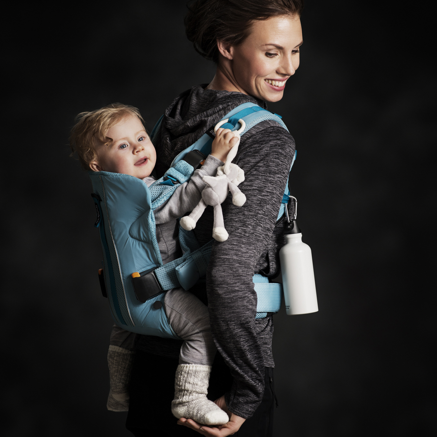 Рюкзак-кенгуру BabyBjorn ONE OUTDOORS бирюзовый - фото 5