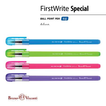 Набор из 5-ти шариковых ручек Bruno Visconti FirstWrite Special синие