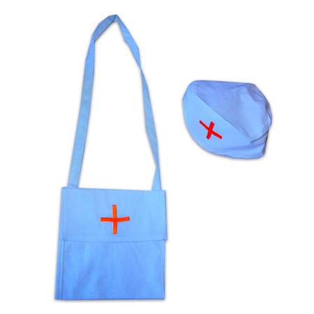 Костюм Тутси игровой набор Докторёнок голубой фартук колпак сумочка