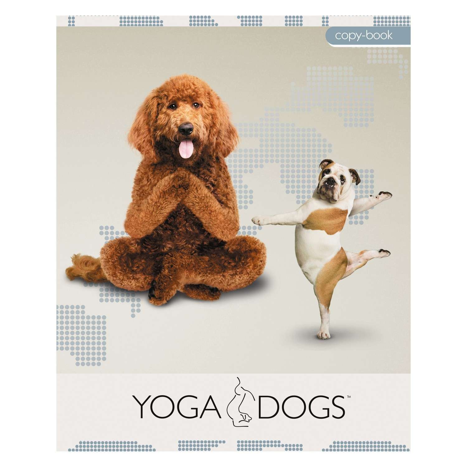 Тетрадь Академия Холдинг 96л клетка Yoga Dogs - фото 4