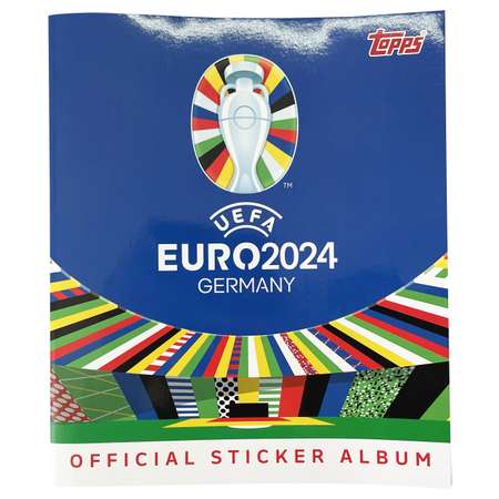Альбом topps Чемпионат EURO 2024 и 6 наклеек