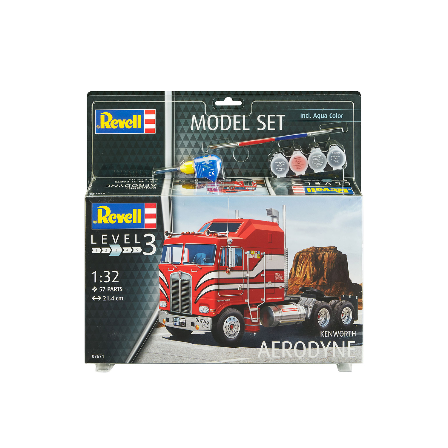 Сборная модель Revell Грузовик Kenworth Aerodyne 67671 - фото 4