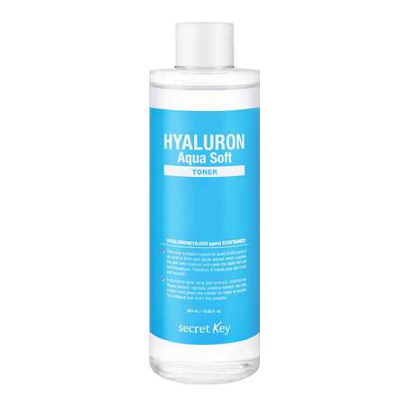Тонер для лица SECRET KEY с гиалуроновой кислотой hyaluron aqua soft toner 500 мл