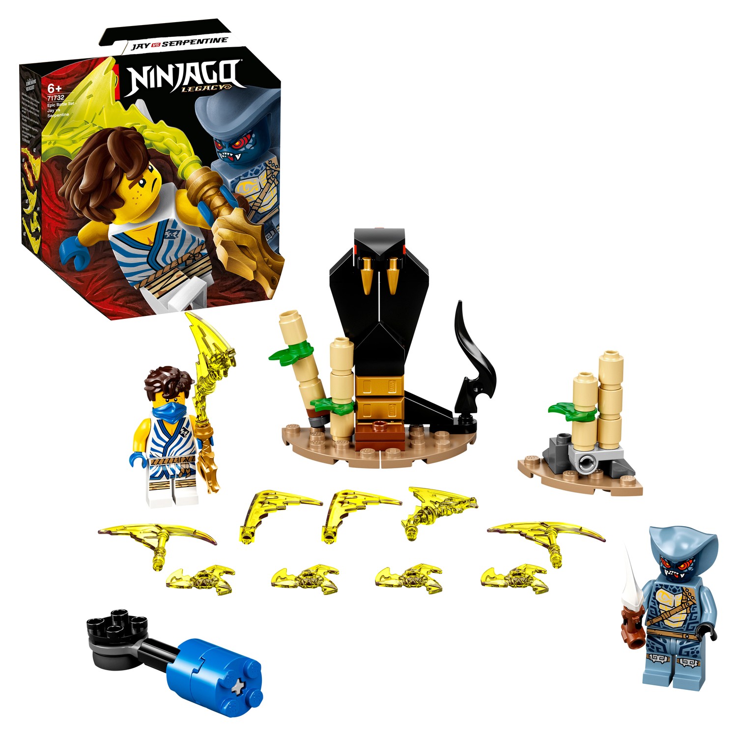 Конструктор LEGO Ninjago Легендарные битвы: Джей против воина-серпентина  71732