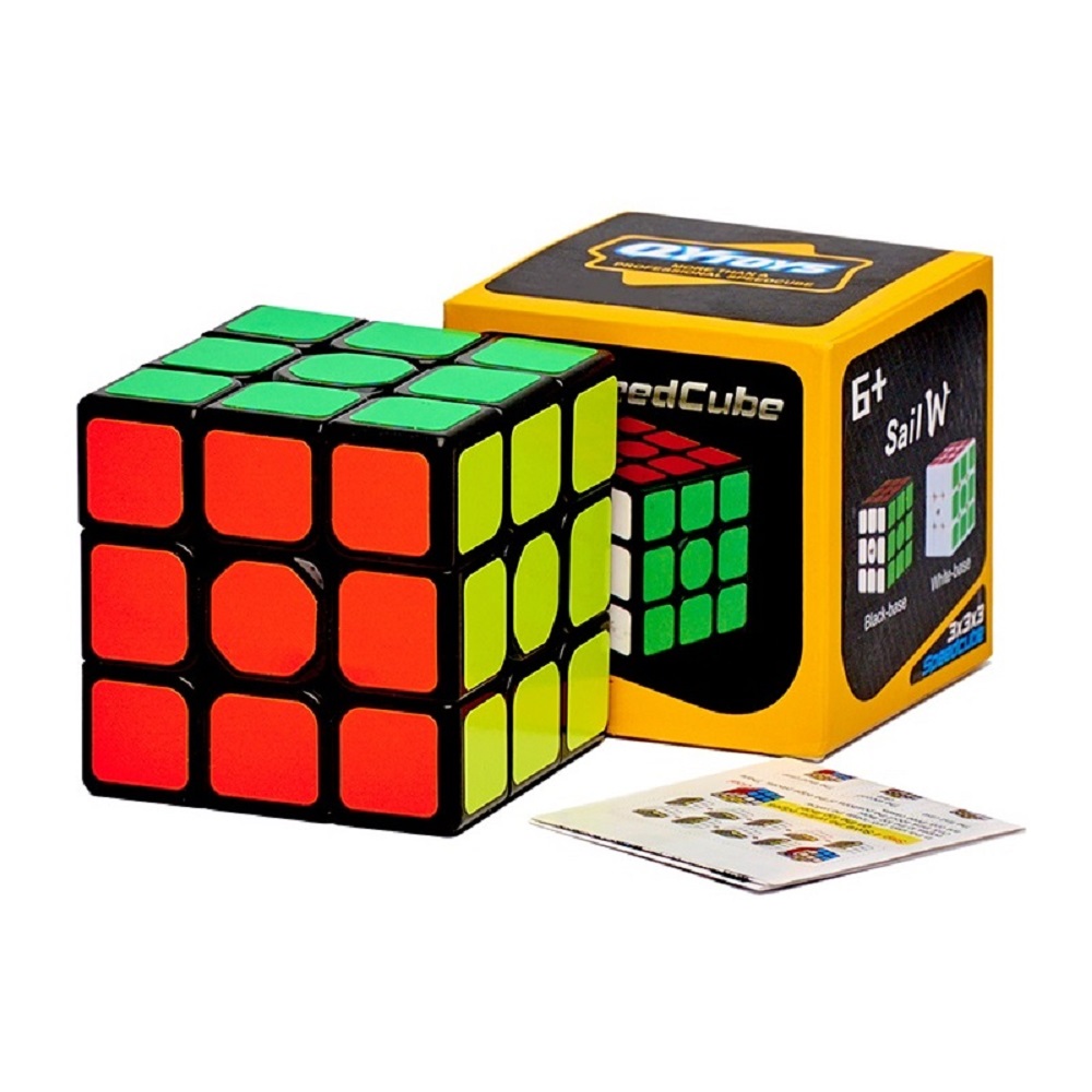 Кубик 3х3 головоломка SHANTOU черный пластик - фото 6