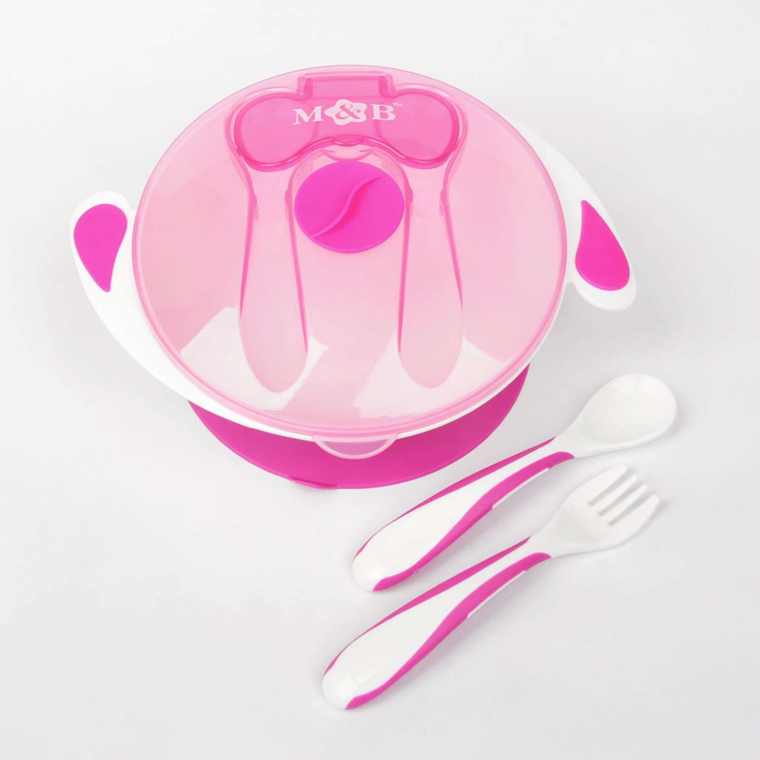 Набор посуды Mami Baby розовый - фото 1