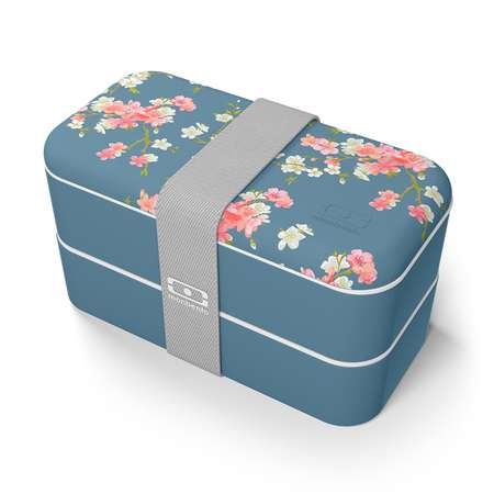 Ланч-бокс Monbento MB Original Flower mood denim